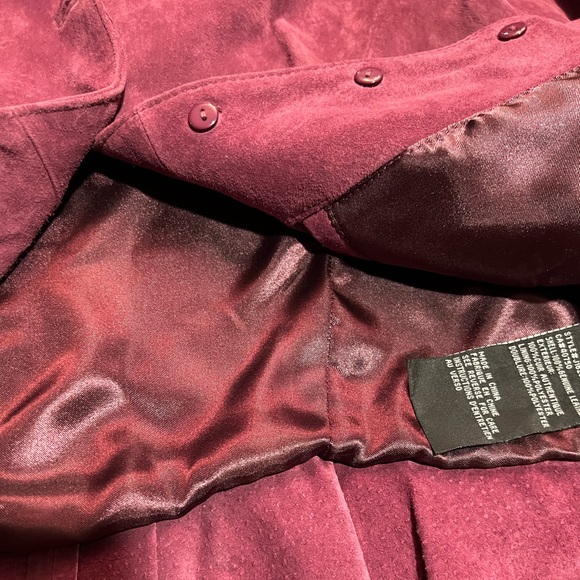 Guillaume Vintage Plum Genuine Leather Jacket - Picture 10 of 14